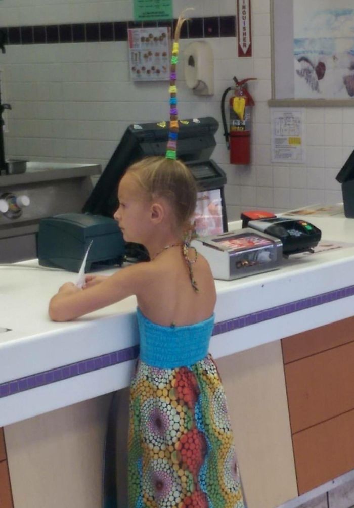 Her Dad Said "I Let Her Wear Her Hair Whatever Way She Wants. F**k The Haters, Man."