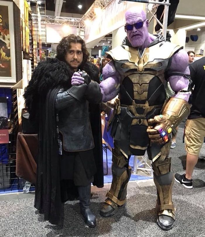 Jon Snow And Thanos