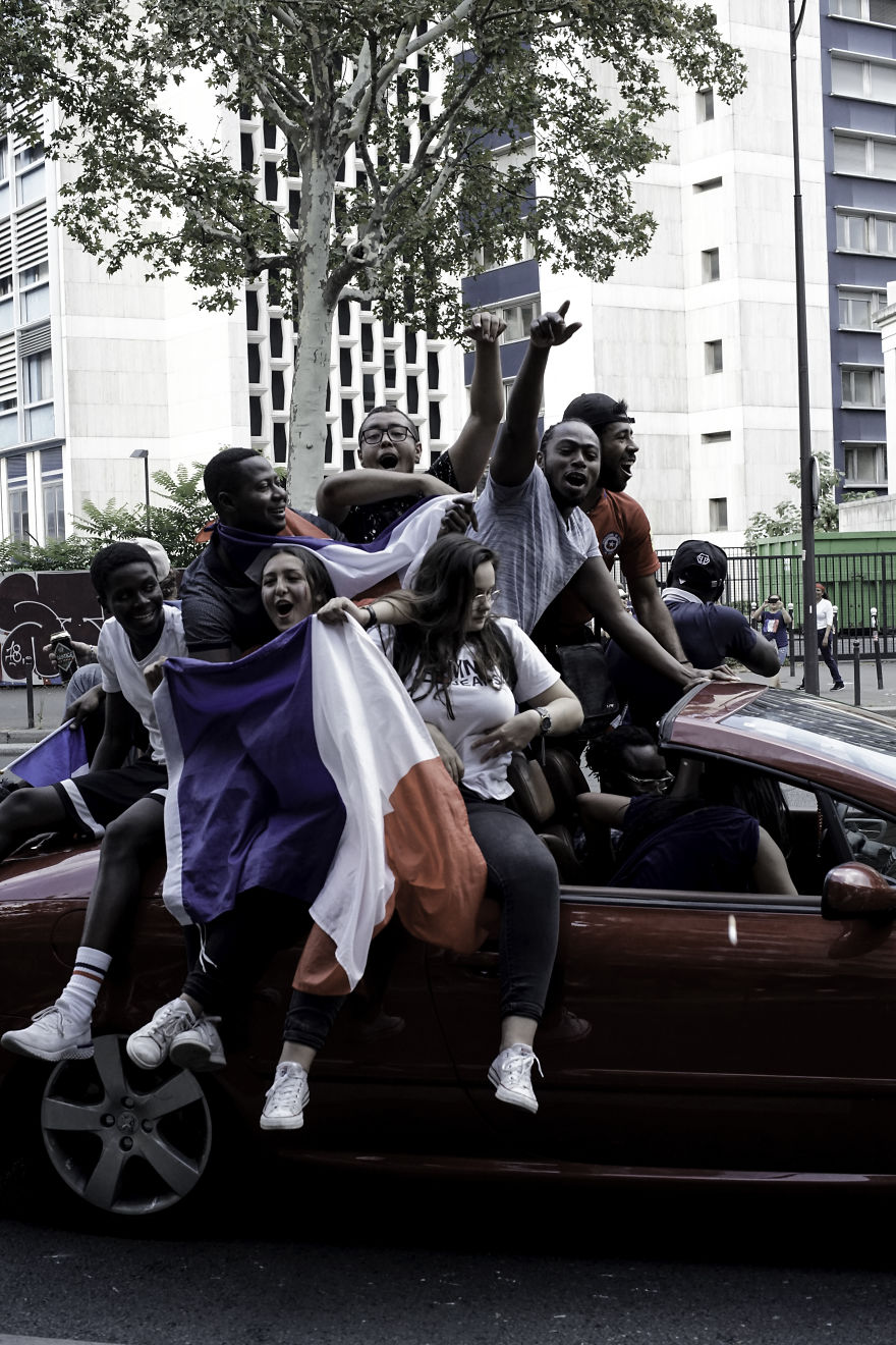 I Documented The World Cup Celebration In Paris