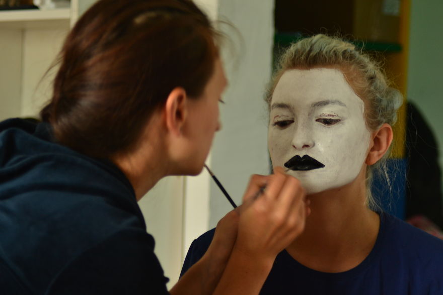 Study Of Face Painting