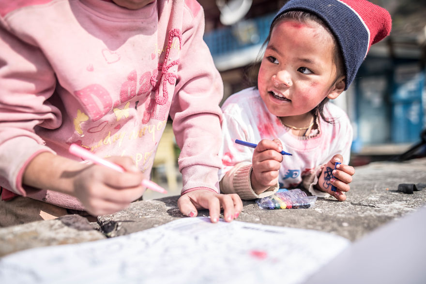After 3 Days Of Trekking In Nepal I Stumbled Upon The Gurjung Orphanage