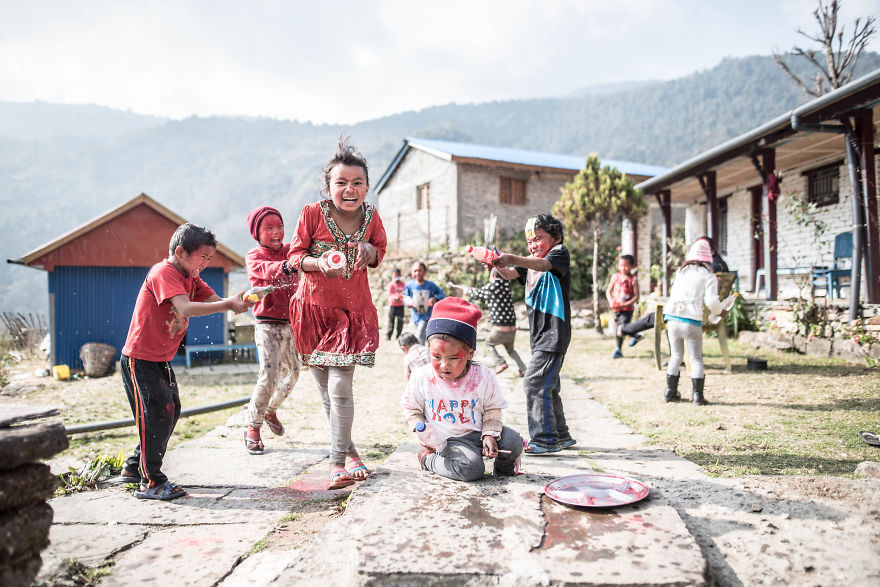 After 3 Days Of Trekking In Nepal I Stumbled Upon The Gurjung Orphanage