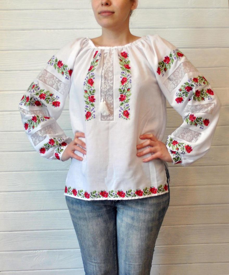 I Create This Beautiful Embroidered Dresses And Blouses For Everyone And To Any Size.