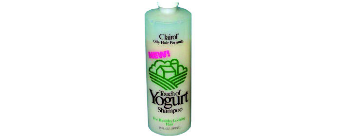 Picture of Clairol's "Touch of Yogurt" shampoo
