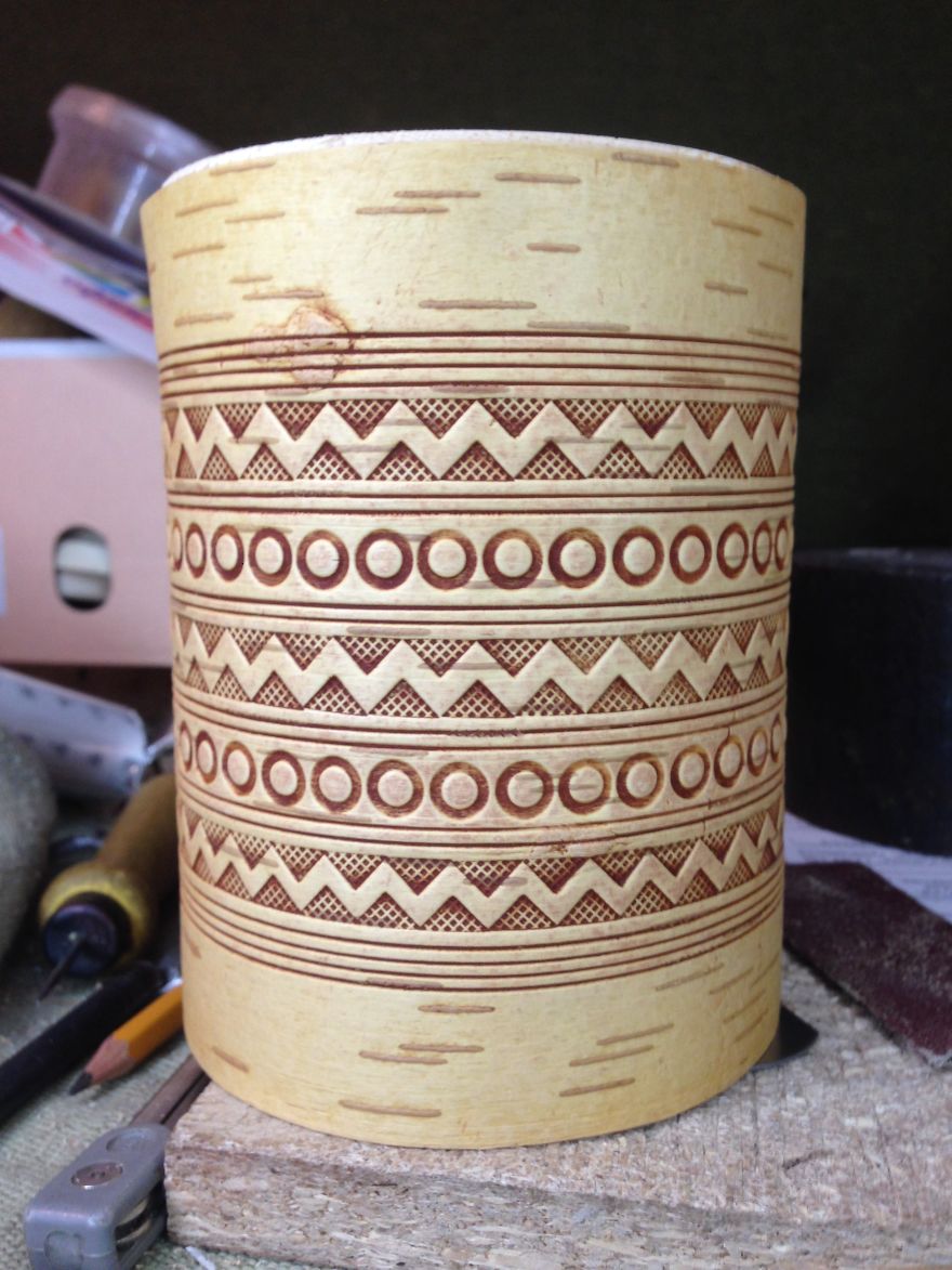 How To Do This From Birch Bark? Handmade