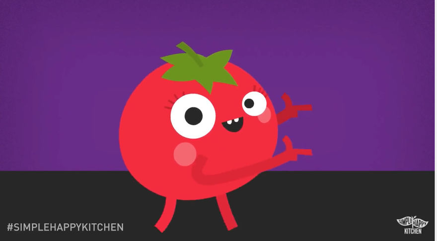 I Made An Animated Dance Video For Ciara's #levelupchallenge Featuring A Dancing Tomato!