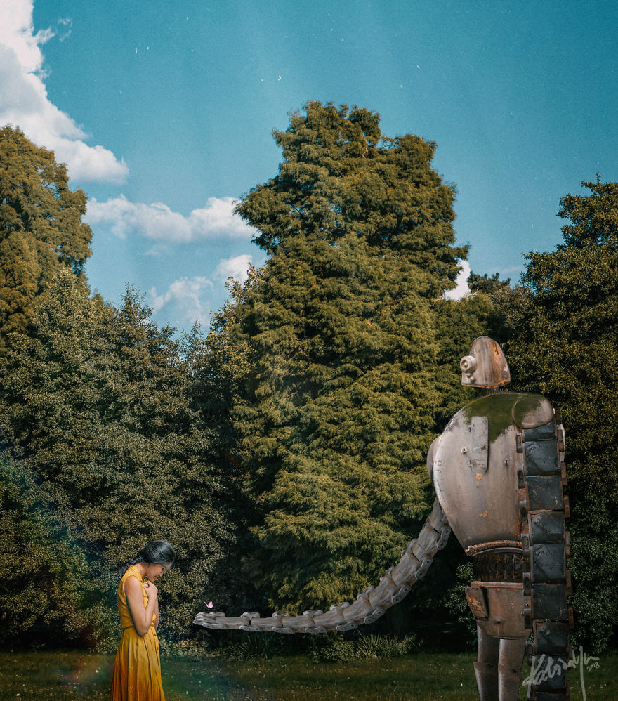 I Combined Photos To Recreate Scenes From Ghibli Studio