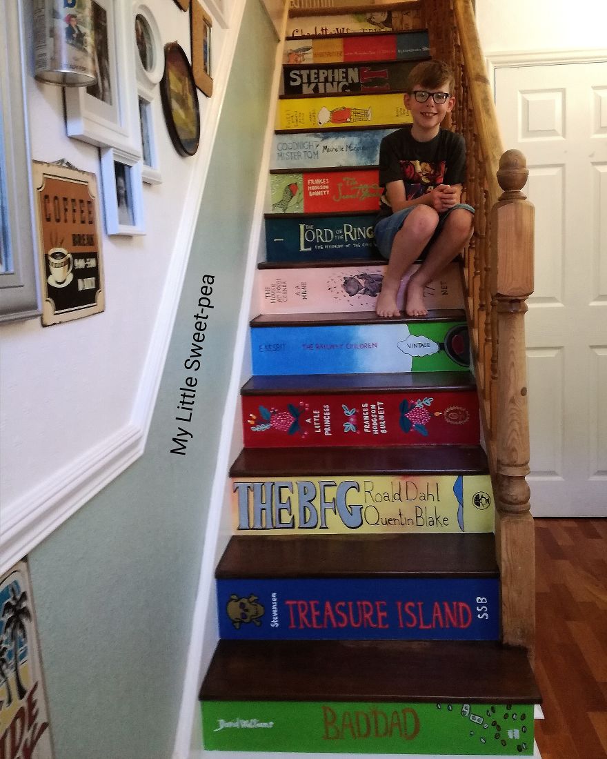 When My Staircase Became The Bookcase Of Our Dreams