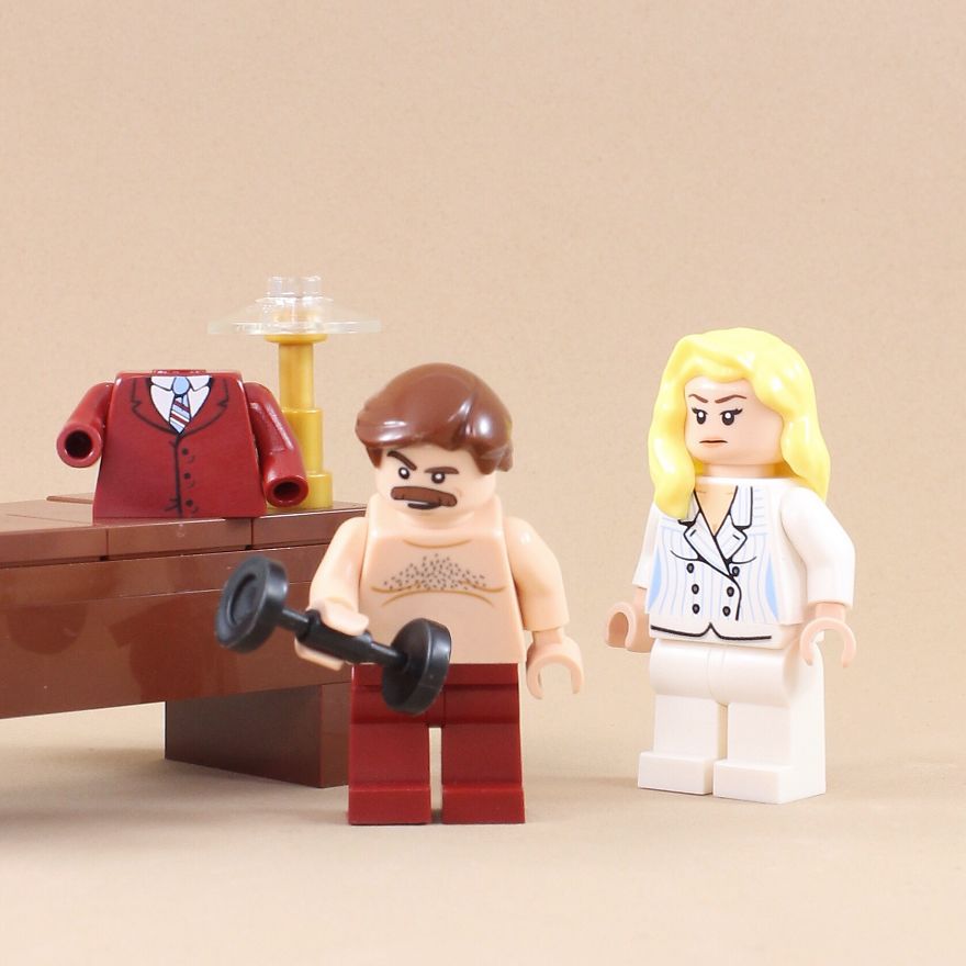 This Just In... Anchorman Scenes Recreated With Lego Minifigs