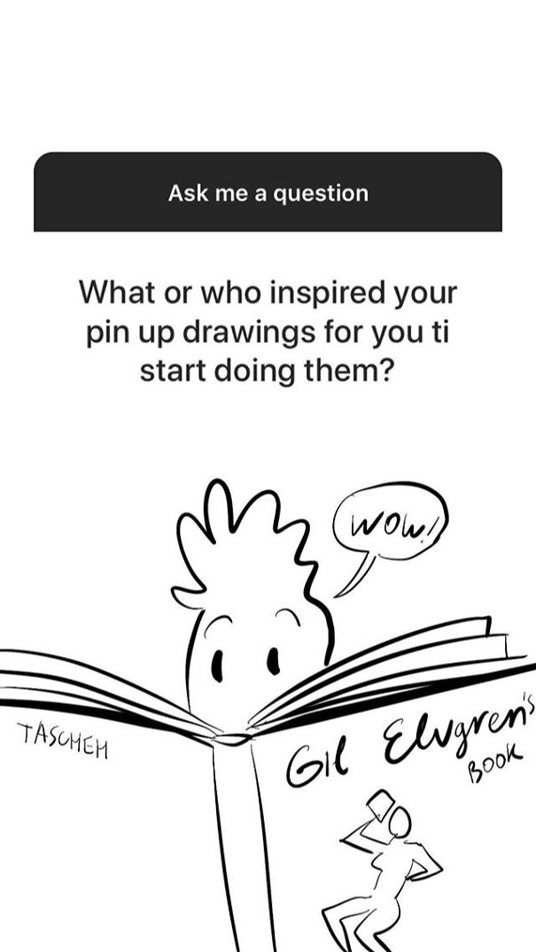 I Reply With Drawings To The New Instagram Questions Feature.