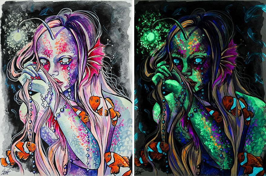 Glow-In-The-Dark-Paintings-Vivien-Szaniszlo