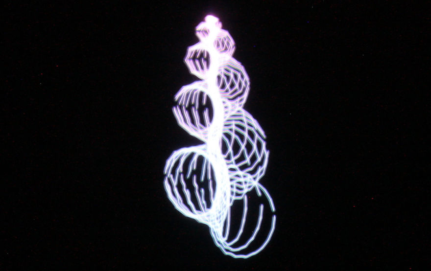 I Spent The Last Two Years Making A Light Painting Robot That Draws Natural Patterns