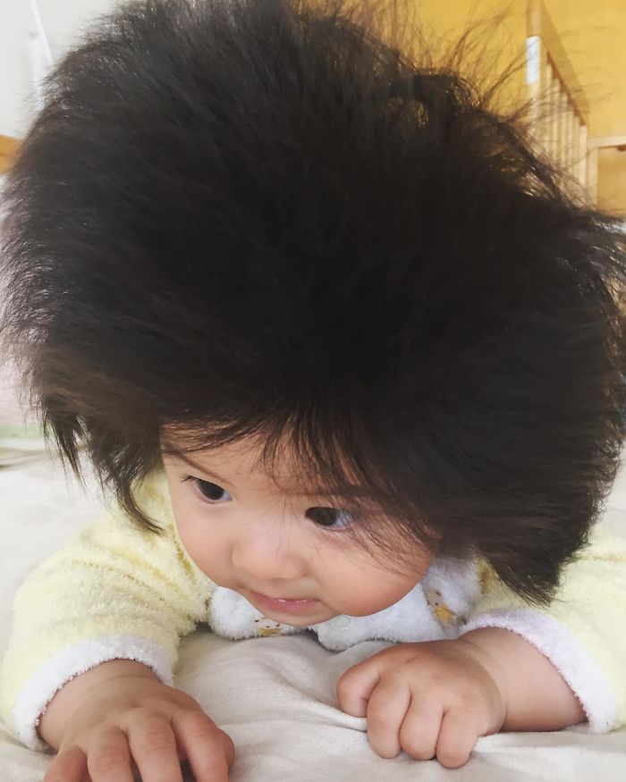 This baby hairy will be the cutest thing youll ever see today 5b50300378023  700 - Ela ficou conhecida na Internet como o bebê mais cabeludo do mundo