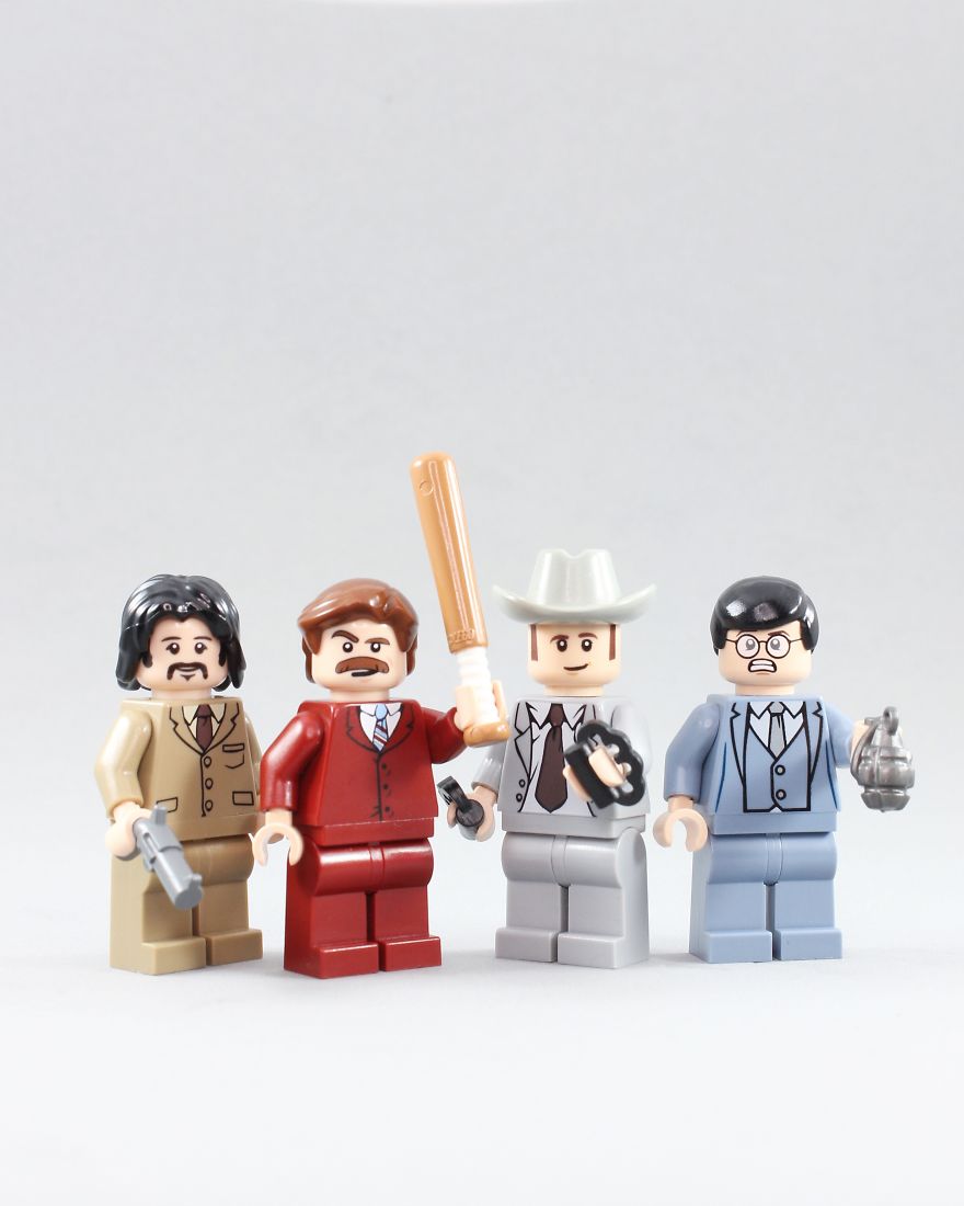 This Just In... Anchorman Scenes Recreated With Lego Minifigs