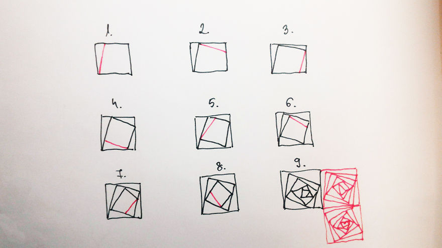You Can Make These Optical Illusion Patterns Easily By Drawing Only Rectangles And Triangles