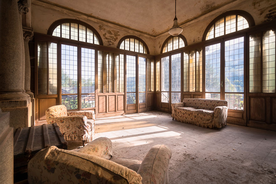 Amazing Views From This Room In An Abandoned Villa