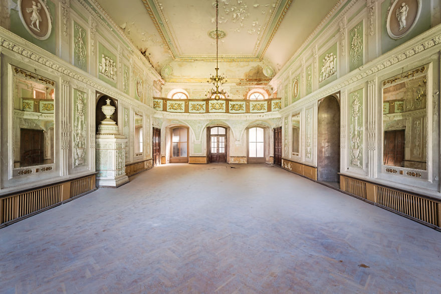 Ballroom In An Abandoned Castle