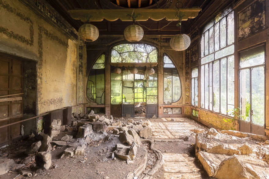 Greenhouse Of An Abandoned Villa