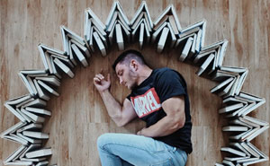 Book-Loving Guy Turns His Massive Library Into Art And His 120k Instagram Followers Approve