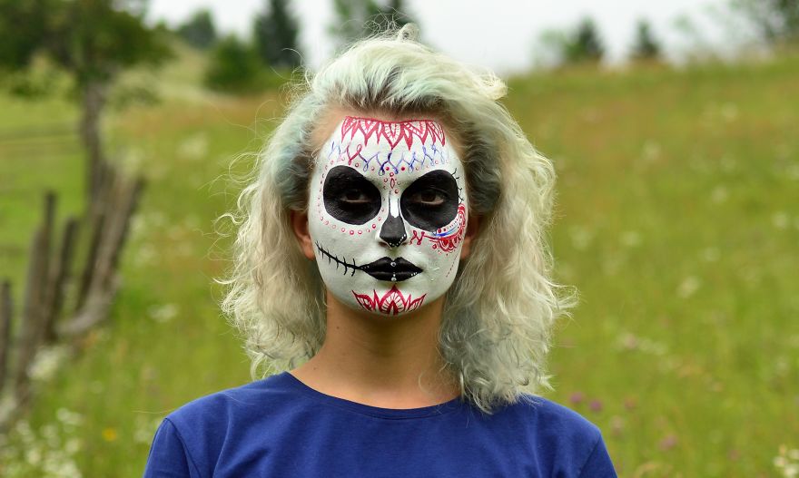 Study Of Face Painting