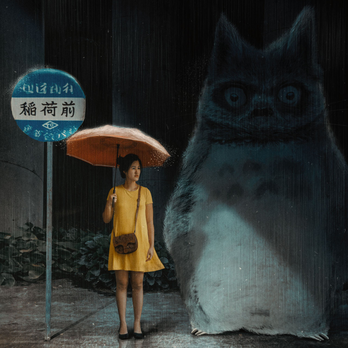 I Combined Photos To Recreate Scenes From Ghibli Studio