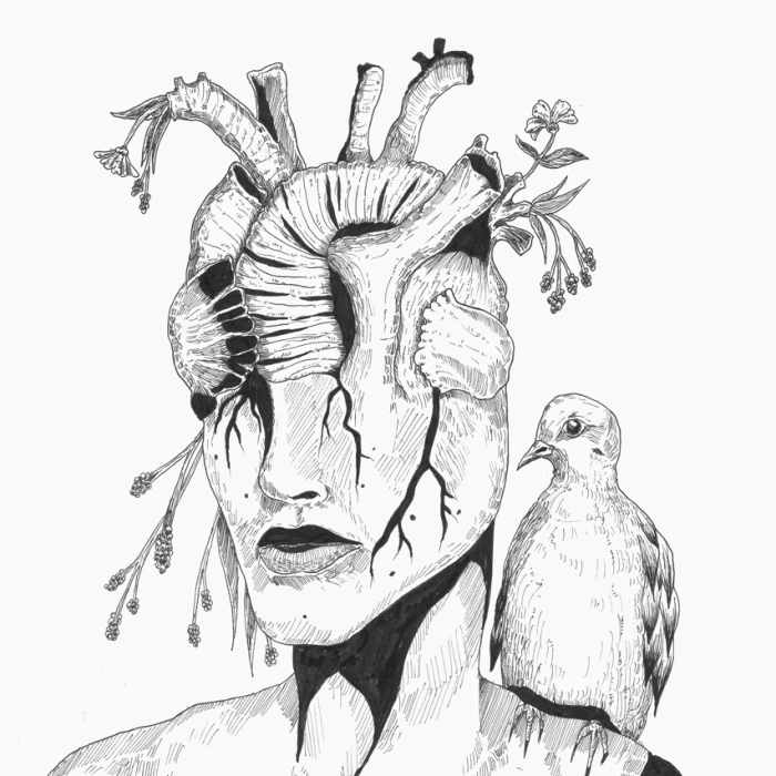 I Expressed My Anxiety And Heartbreak Through Pen Illustrations