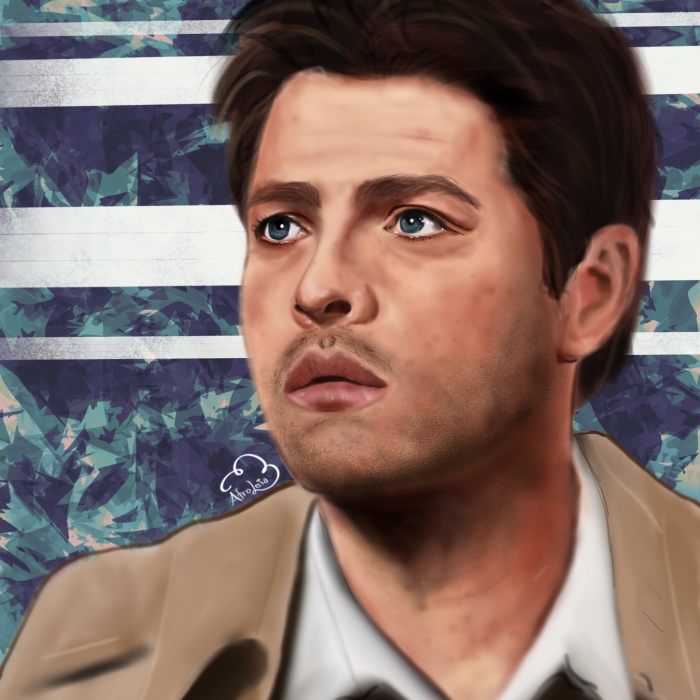 Castiel Process Painting
