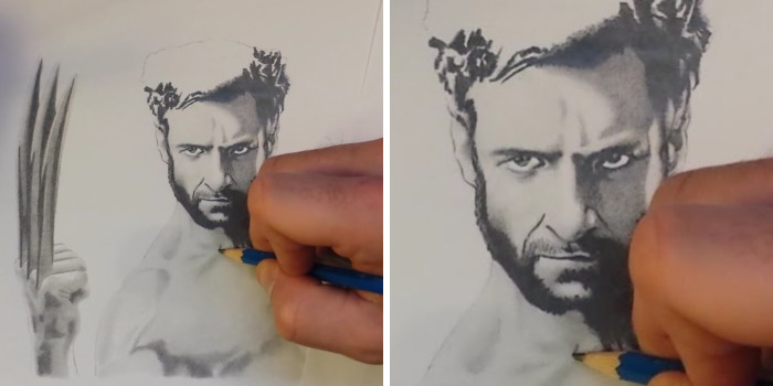 My Wolverine Timelapse Pencil Drawing