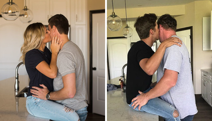Friends Recreate Couple’s Engagement Photos And The Result Is Better Than Original