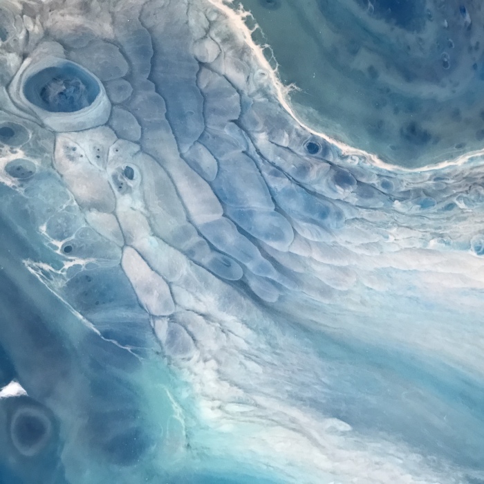 I Am An Abstract Resin Artist From Florida Who Specializes In Wave And Beach Paintings