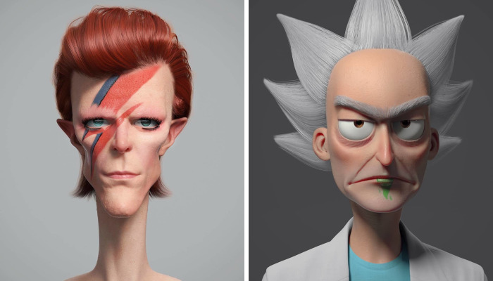 Artist Who Has Worked With DreamWorks Turns Famous People And Characters Into Cartoons
