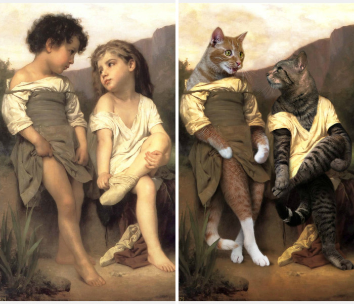 Artists Replace People With Animals In Famous Paintings And The Result Was Better Than The Original