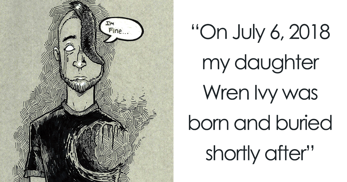 After Losing My Daughter In A Stillbirth I Used My Art To Express The Emotions I Went Through Bored Panda