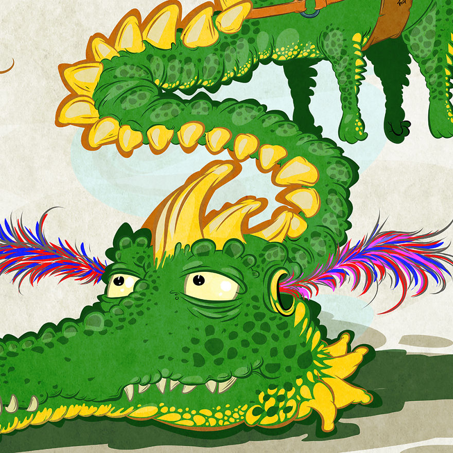 I Drew The "Dragon Rider" Illustration