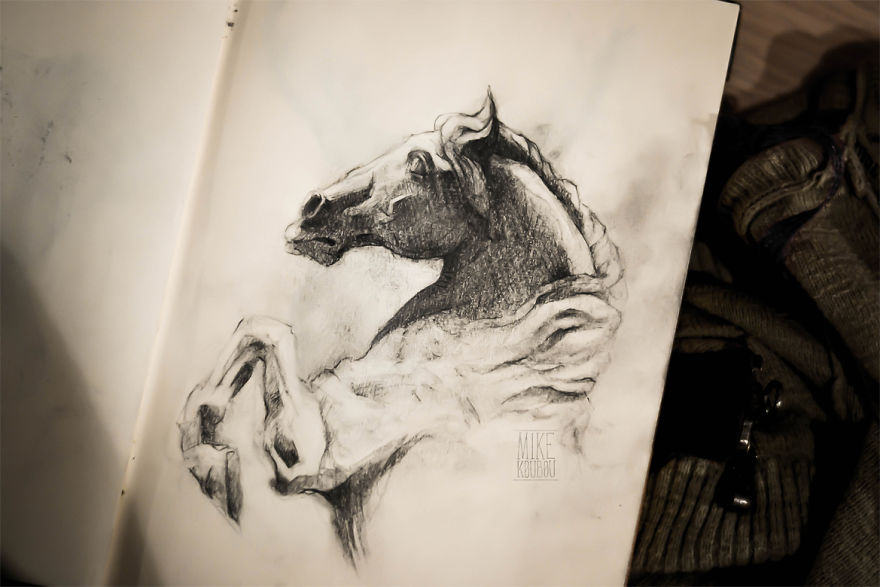 My Sketchbook Drawing Collection Of Animals 2017-18