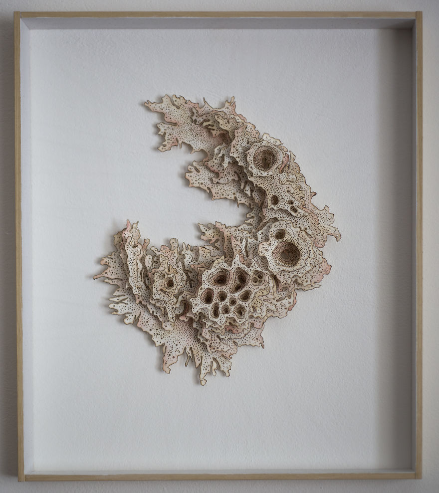 I Created This Layered Paper Sculpture