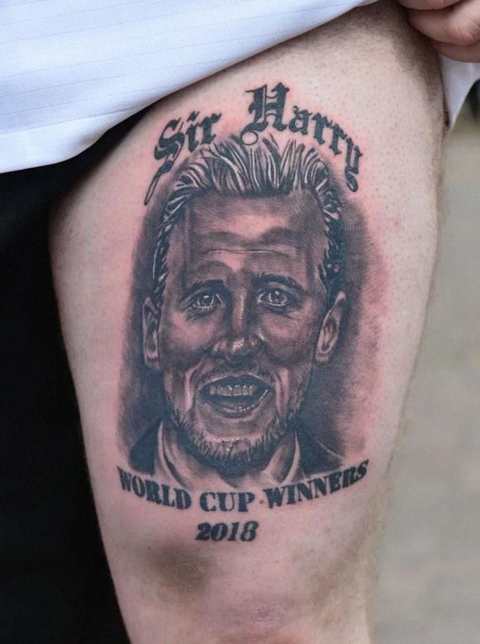 England Fans Were So Sure They Were Gonna Win World Cup That They Got It Tattooed (12 Pics)