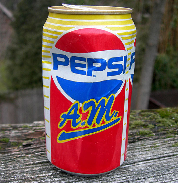 Pepsi A.M can