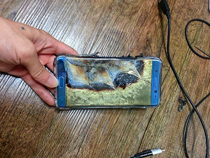 Broken Samsung Galaxy Note 7
