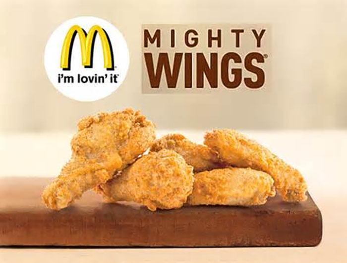 McDonalds Mighty Wings poster
