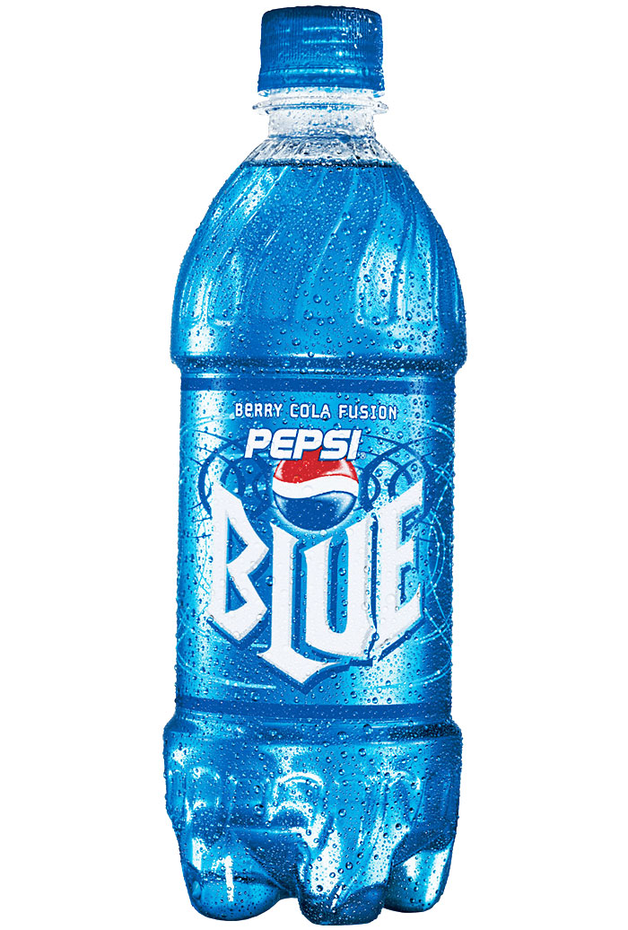 Bottle of Pepsi Blue
