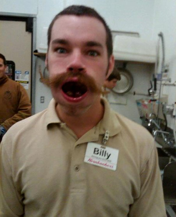 My Friend Billy Was Challenged To Beat His Coworker's Record Of Fitting 41 Grapes In His Mouth. Here's Billy With 42.5 Grapes. Billy Hates Losing