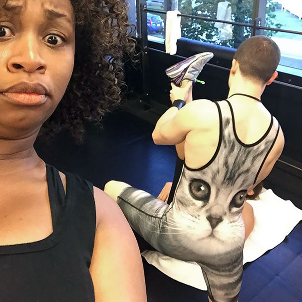 Cat Spandex That Stares Into Your Soul