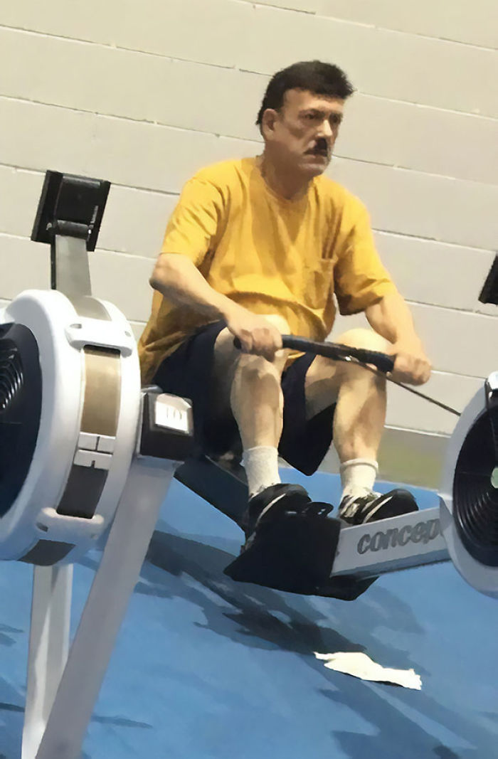 Hitler está vivo y va al gimnasio