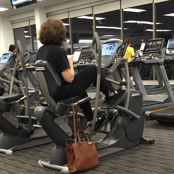 Apparently, I Have Been Doing Cardio Wrong My Whole Life. She Has A Coffee And A Kindle
