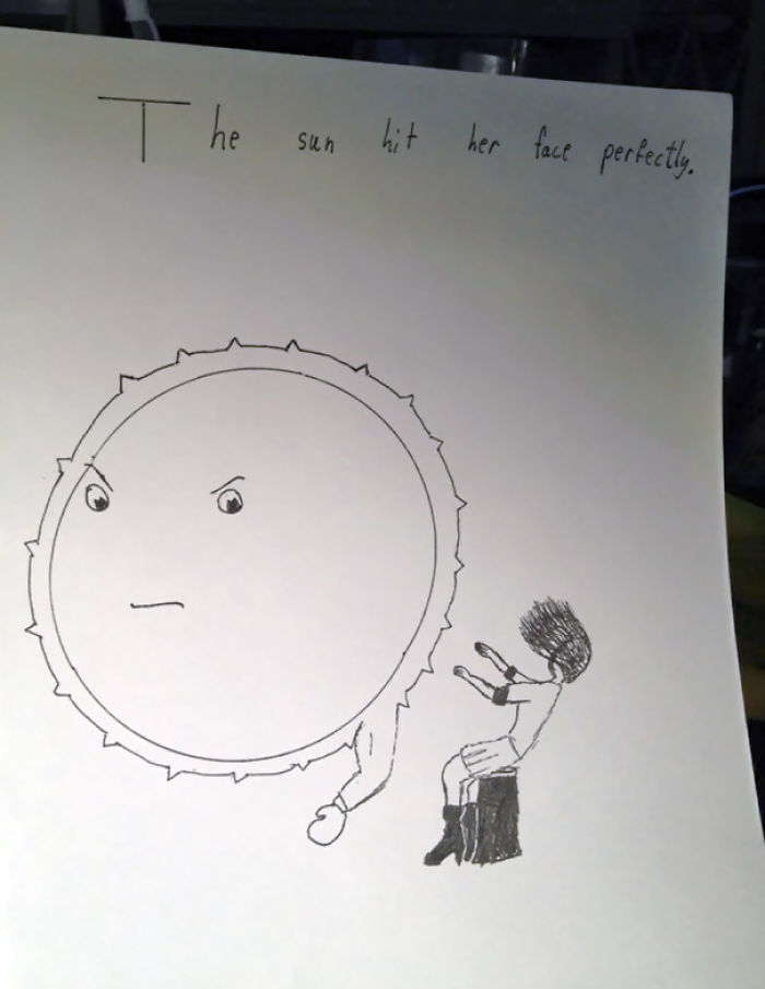 My 10-Year-Old Cousin Stopped Reading His Book Mid Page Giggling And Said He "Just Had To Do It"