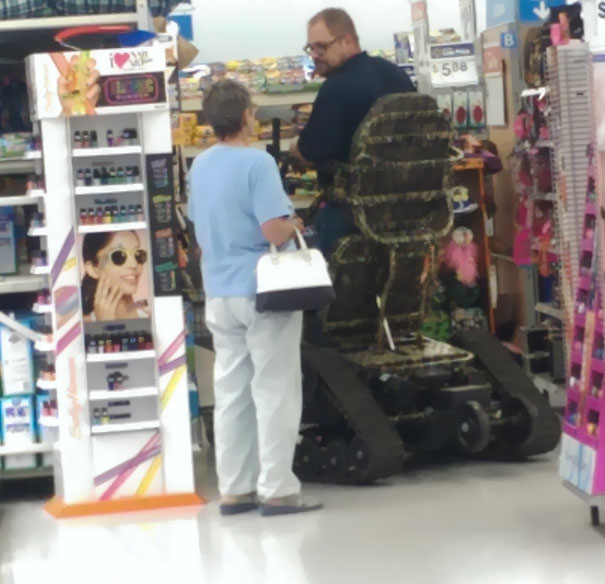 Spotted The Coolest Power Chair At Walmart