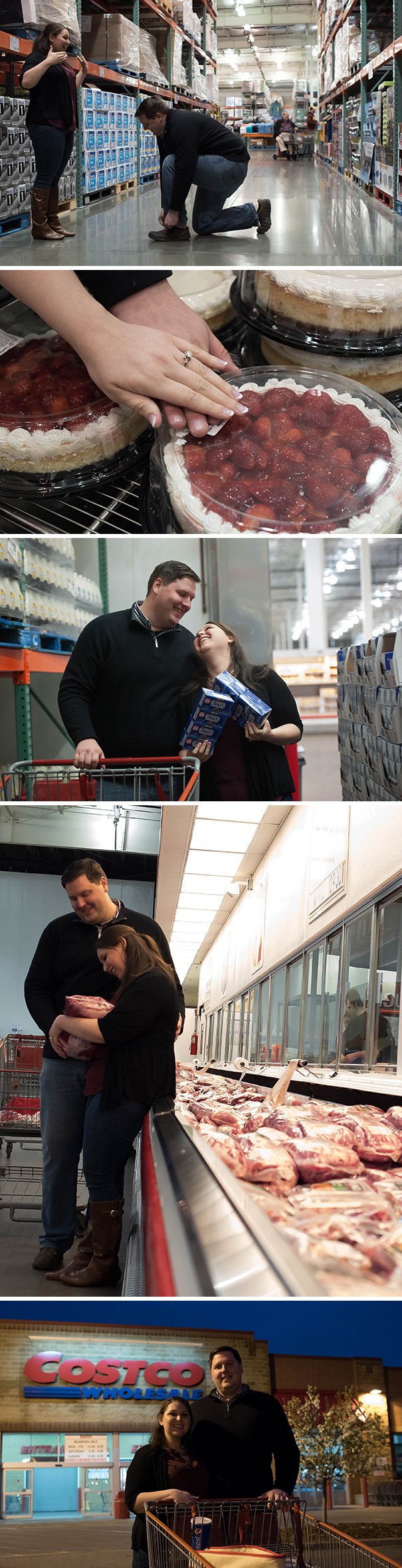 We Got Our Engagement Photos Taken At Costco