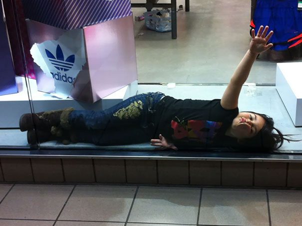 I Saw A Kid Dying Of Boredom In The Mall Today