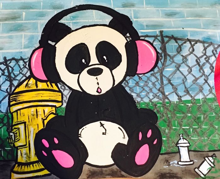 Graffiti Panda By Konartist